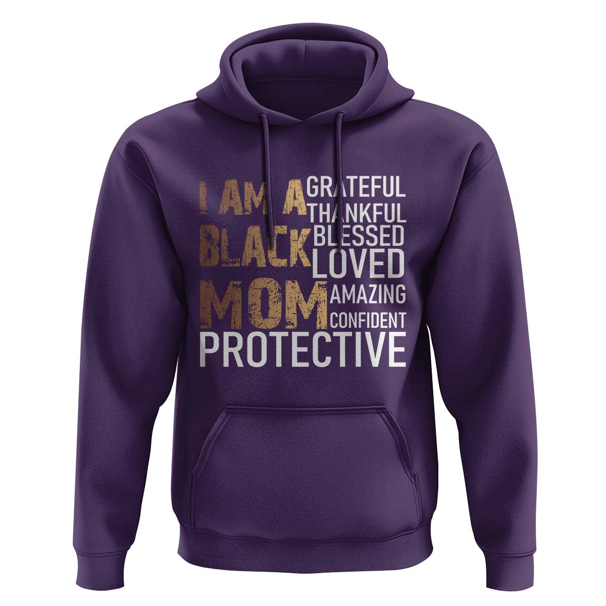 Funny I Am A Black Mom Hoodie Black History Month Mothers Day