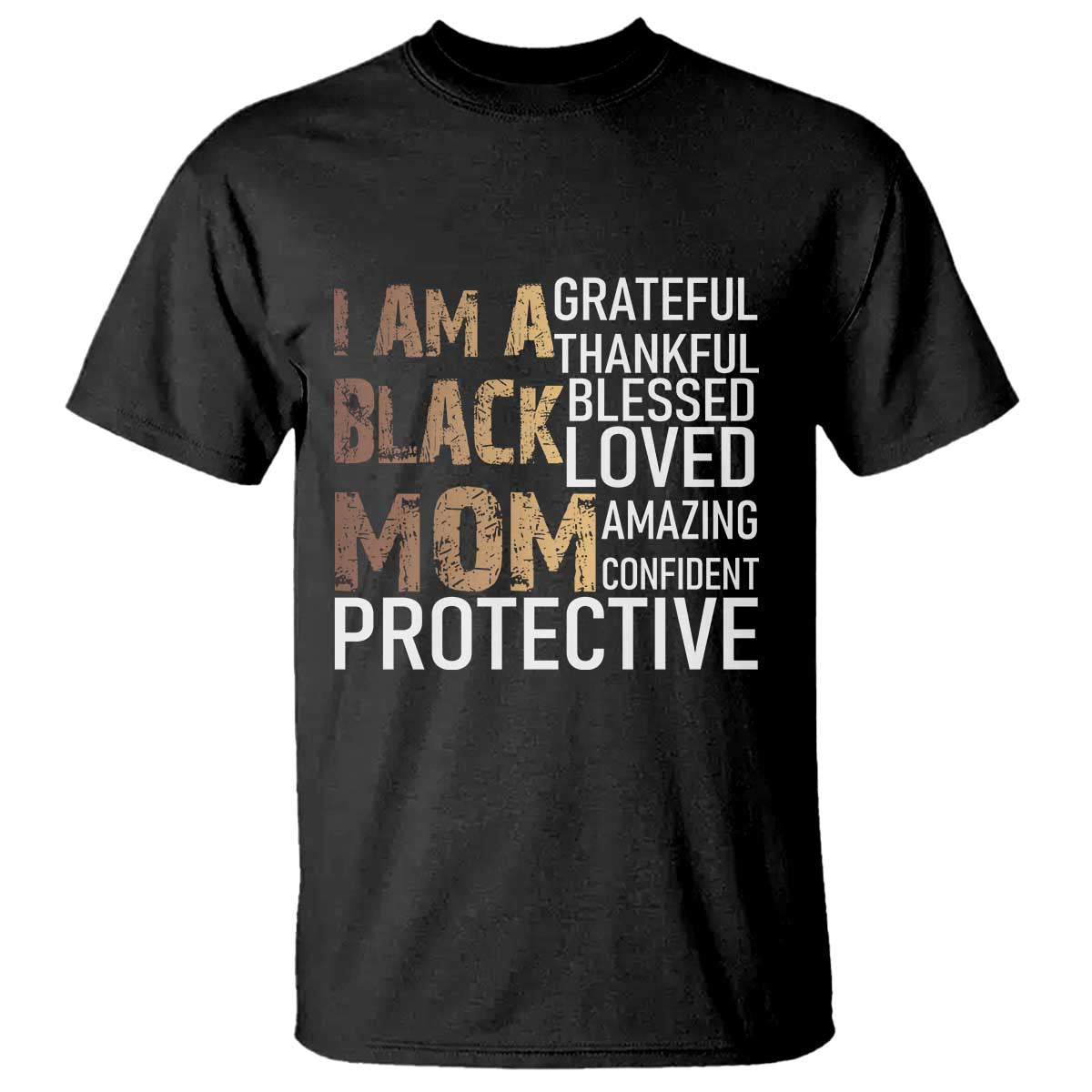 Funny I Am A Black Mom T Shirt Black History Month Mothers Day