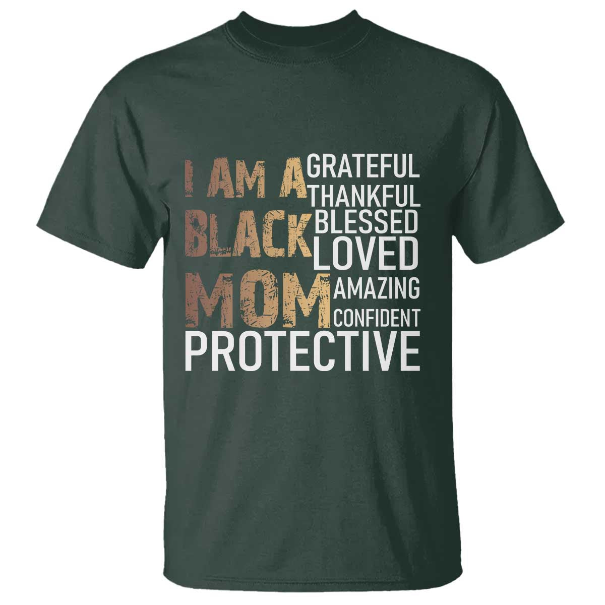 Funny I Am A Black Mom T Shirt Black History Month Mothers Day