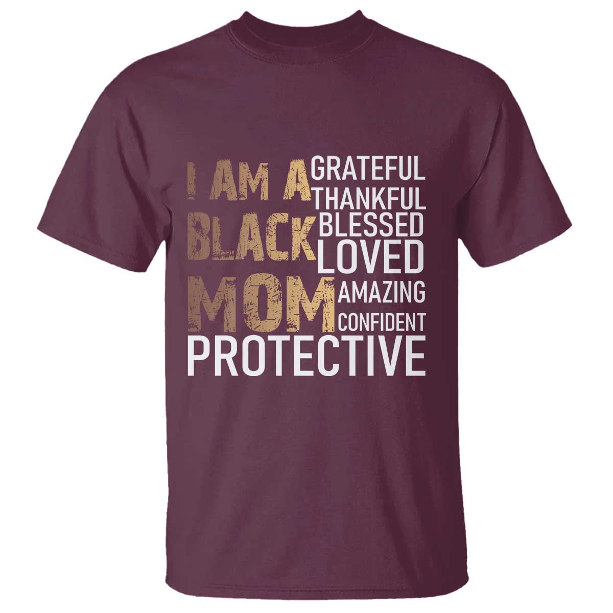 Funny I Am A Black Mom T Shirt Black History Month Mothers Day