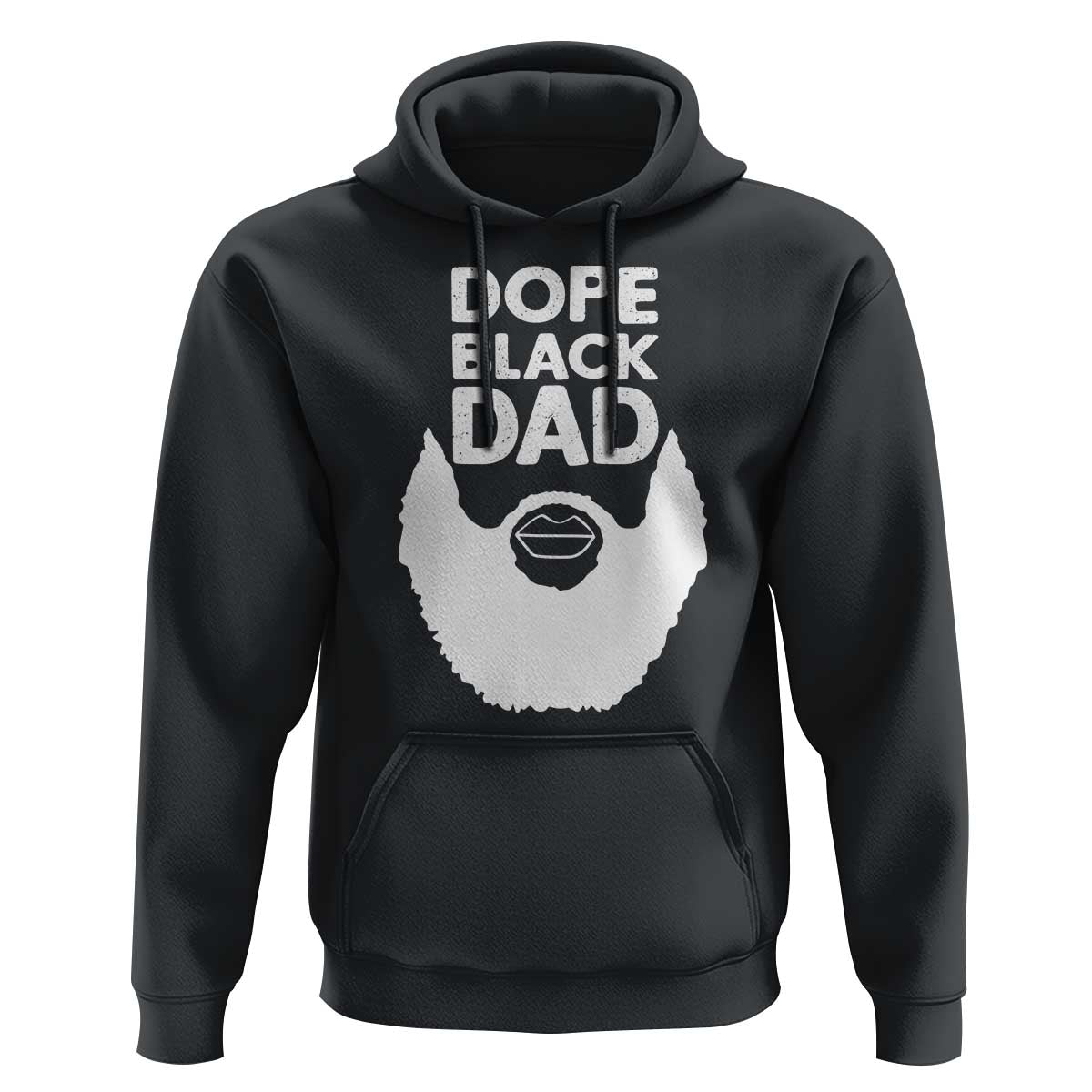 Funny Dope Black Dad Hoodie Father's Day Juneteenth History Month