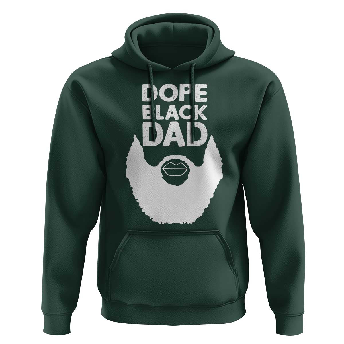 Funny Dope Black Dad Hoodie Father's Day Juneteenth History Month