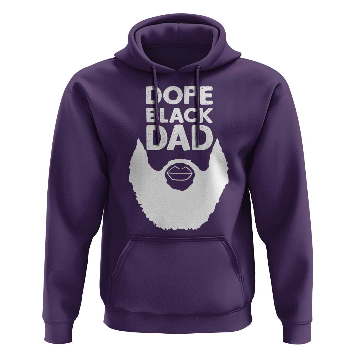 Funny Dope Black Dad Hoodie Father's Day Juneteenth History Month