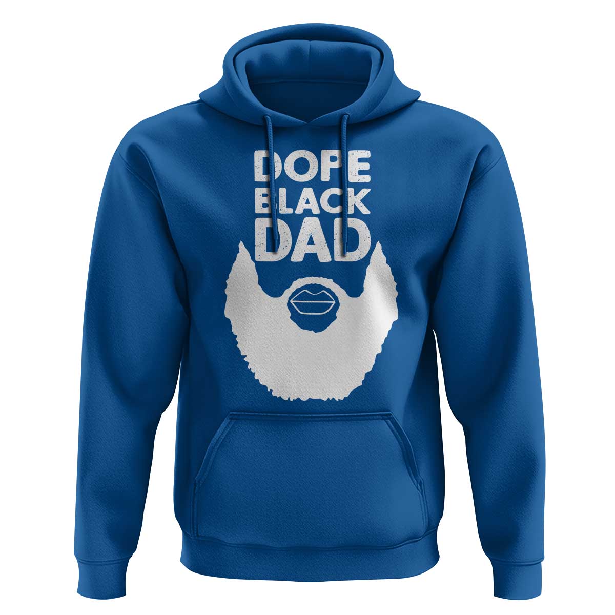 Funny Dope Black Dad Hoodie Father's Day Juneteenth History Month