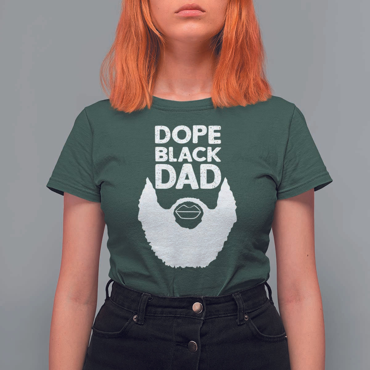 Funny Dope Black Dad T Shirt For Women Father's Day Juneteenth History Month