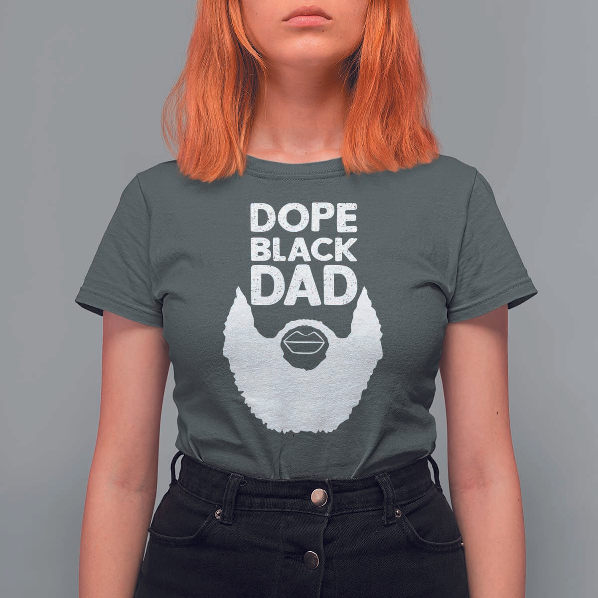 Funny Dope Black Dad T Shirt For Women Father's Day Juneteenth History Month