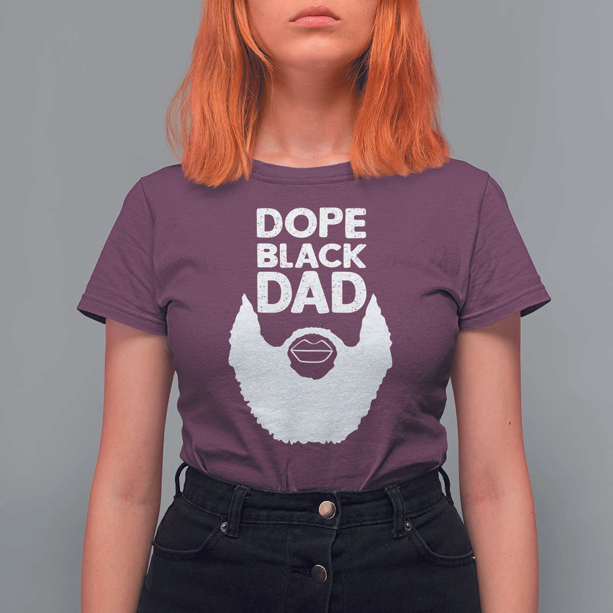 Funny Dope Black Dad T Shirt For Women Father's Day Juneteenth History Month
