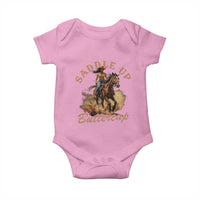 Funny African American Cowgirl Baby Onesie Saddle Up Buttercup Southern Western