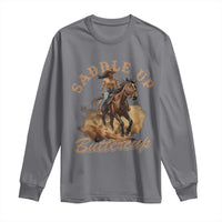Funny African American Cowgirl Long Sleeve Shirt Saddle Up Buttercup Southern Western