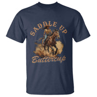 Funny African American Cowgirl T Shirt Saddle Up Buttercup Southern Western