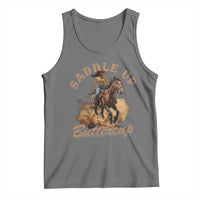 Funny African American Cowgirl Tank Top Saddle Up Buttercup Southern Western