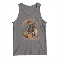 Funny African American Cowgirl Tank Top Saddle Up Buttercup Southern Western
