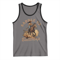 Funny African American Cowgirl Tank Top Saddle Up Buttercup Southern Western