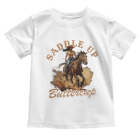 Funny African American Cowgirl Toddler T Shirt Saddle Up Buttercup Southern Western