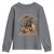 Funny African American Cowgirl Youth Sweatshirt Saddle Up Buttercup Southern Western