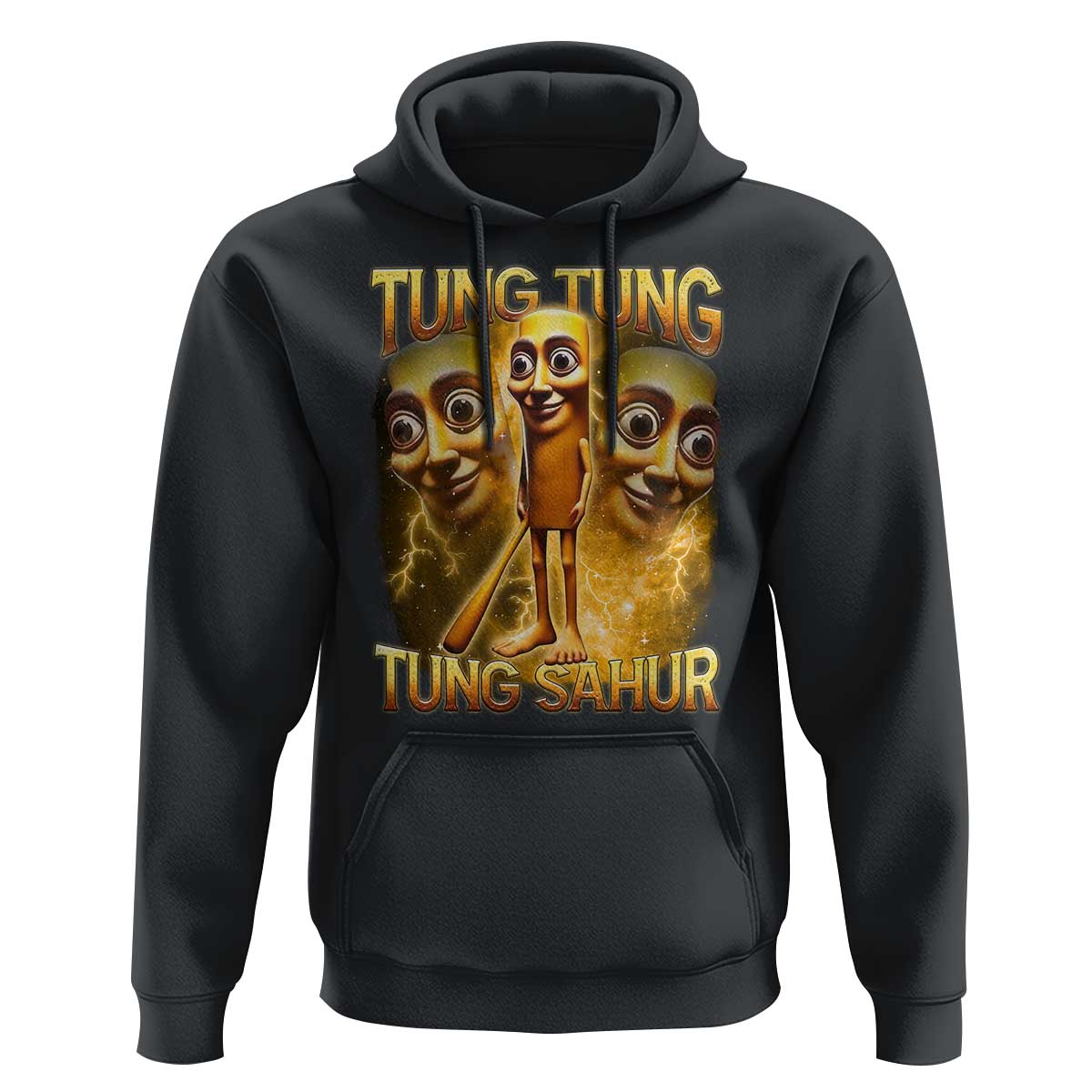Funny Italian Brainrot Tung Tung Tung Sahur Hoodie Gen Z Meme