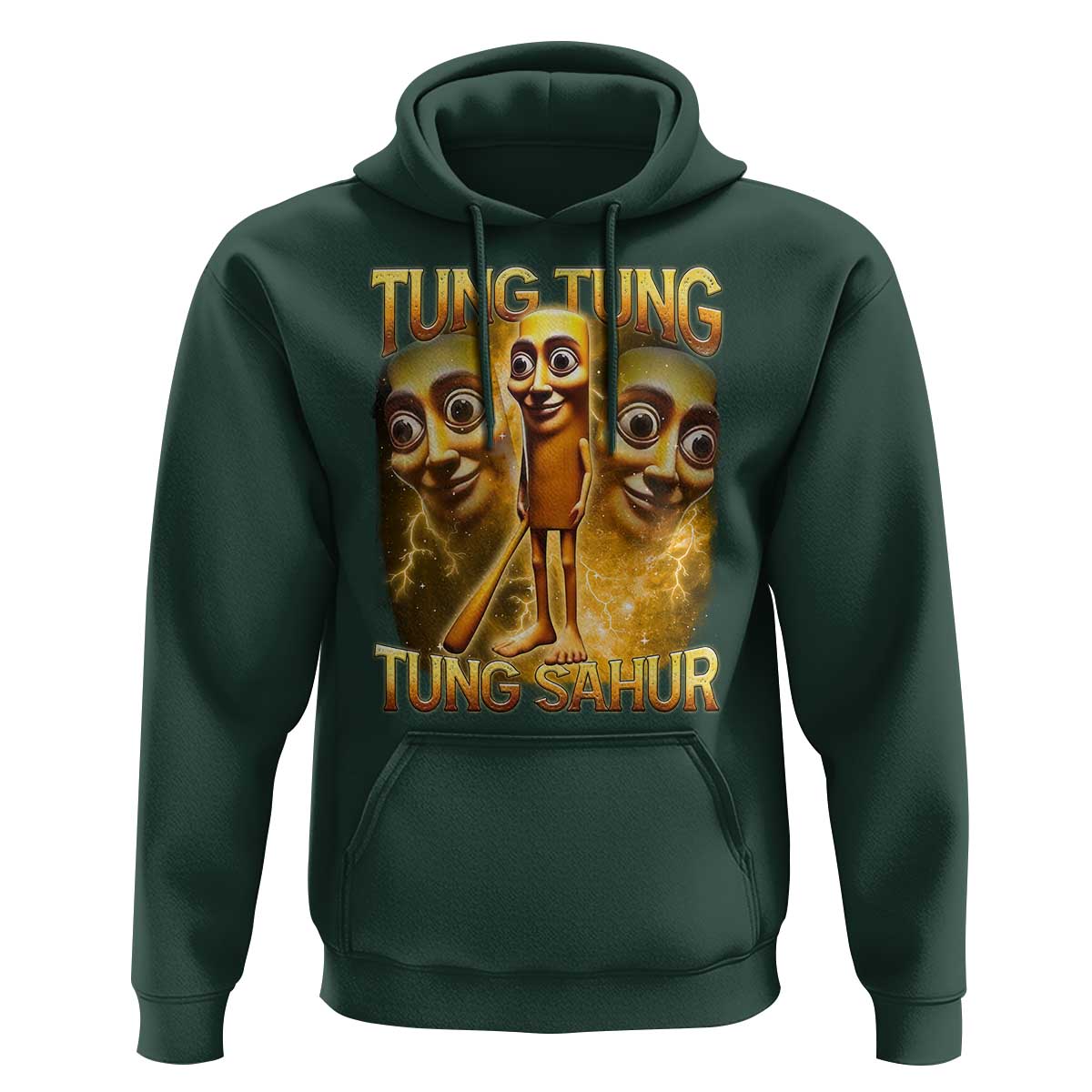 Funny Italian Brainrot Tung Tung Tung Sahur Hoodie Gen Z Meme