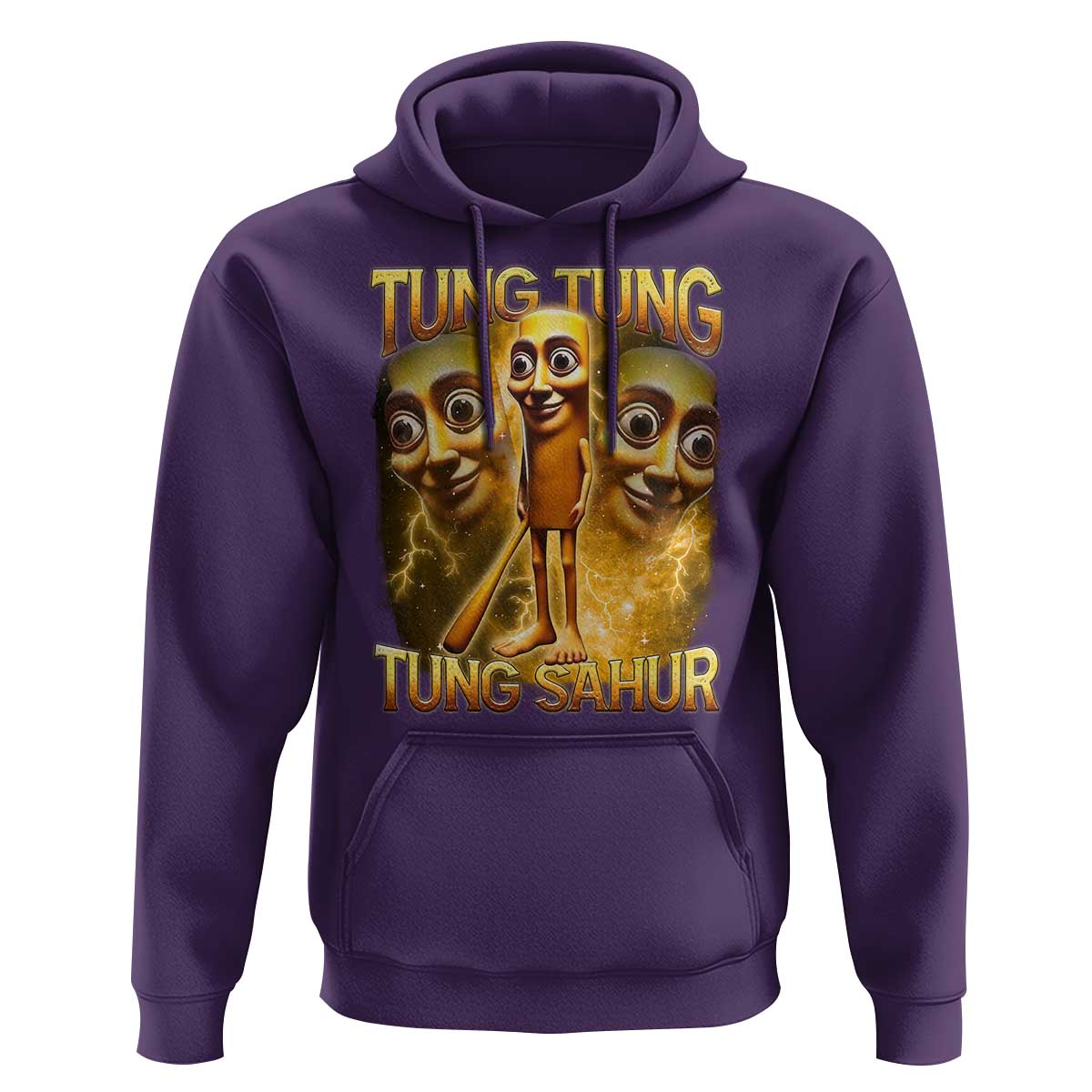 Funny Italian Brainrot Tung Tung Tung Sahur Hoodie Gen Z Meme