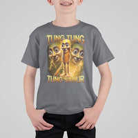 Funny Italian Brainrot Tung Tung Tung Sahur T Shirt For Kid Gen Z Meme