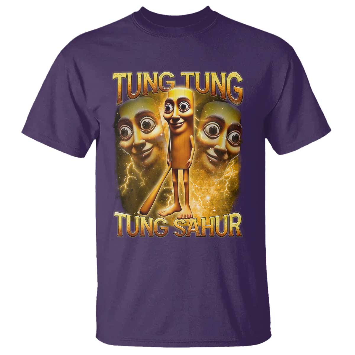 Funny Italian Brainrot Tung Tung Tung Sahur T Shirt Gen Z Meme