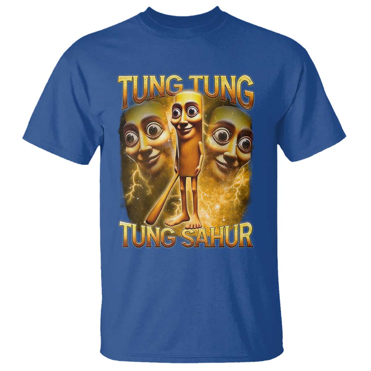 Funny Italian Brainrot Tung Tung Tung Sahur T Shirt Gen Z Meme