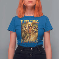 Funny Italian Brainrot Tung Tung Tung Sahur T Shirt For Women Gen Z Meme