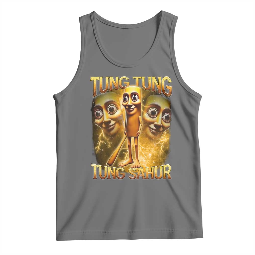 Funny Italian Brainrot Tung Tung Tung Sahur Tank Top Gen Z Meme