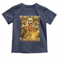 Funny Italian Brainrot Tung Tung Tung Sahur Toddler T Shirt Gen Z Meme