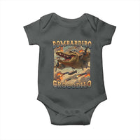 Funny Italian Brainrot Bombardiro Crocodilo Baby Onesie Gen Z Meme