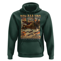 Funny Italian Brainrot Bombardiro Crocodilo Hoodie Gen Z Meme