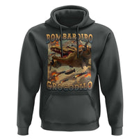 Funny Italian Brainrot Bombardiro Crocodilo Hoodie Gen Z Meme