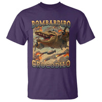Funny Italian Brainrot Bombardiro Crocodilo T Shirt Gen Z Meme