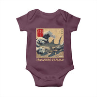 Funny Italian Brainrot Tralalero Tralala Shark Baby Onesie Japanese Art Gen Z Meme