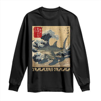 Funny Italian Brainrot Tralalero Tralala Shark Long Sleeve Shirt Japanese Art Gen Z Meme