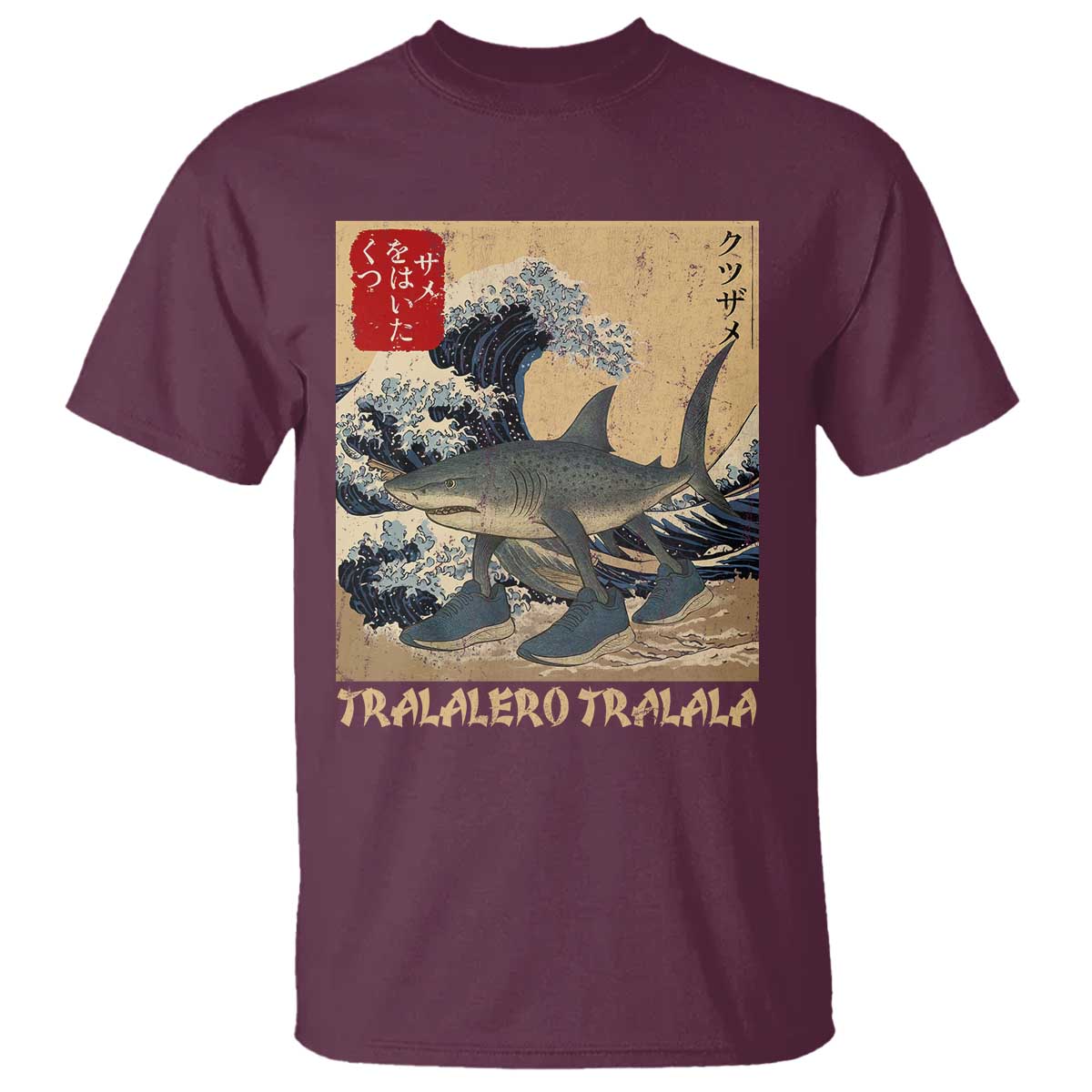 Funny Italian Brainrot Tralalero Tralala Shark T Shirt Japanese Art Gen Z Meme