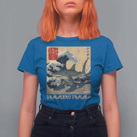 Funny Italian Brainrot Tralalero Tralala Shark T Shirt For Women Japanese Art Gen Z Meme