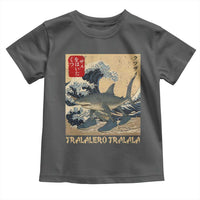 Funny Italian Brainrot Tralalero Tralala Shark Toddler T Shirt Japanese Art Gen Z Meme