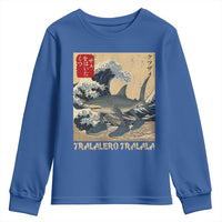 Funny Italian Brainrot Tralalero Tralala Shark Youth Sweatshirt Japanese Art Gen Z Meme