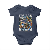 Funny Italian Brainrot Gen Z Meme Baby Onesie
