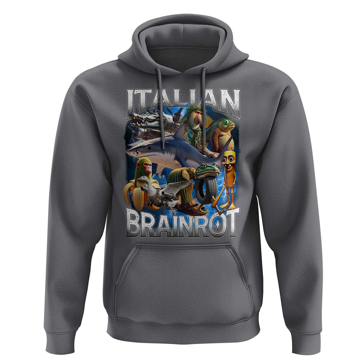 Funny Italian Brainrot Gen Z Meme Hoodie