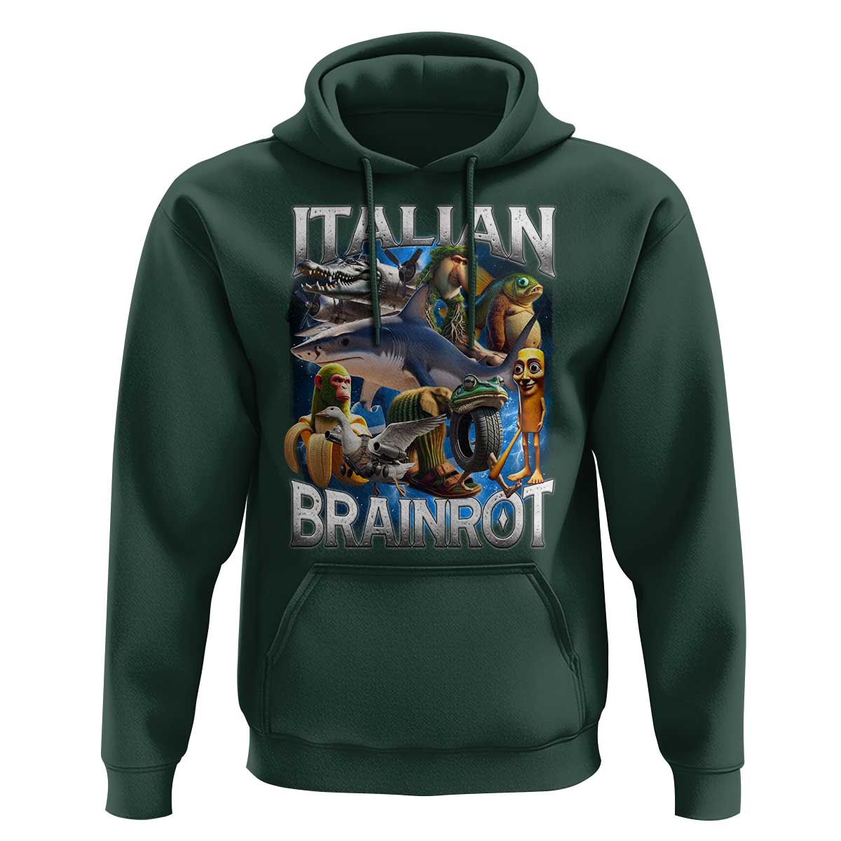 Funny Italian Brainrot Gen Z Meme Hoodie
