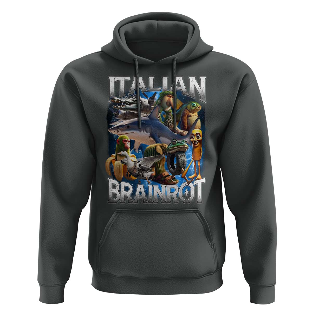Funny Italian Brainrot Gen Z Meme Hoodie