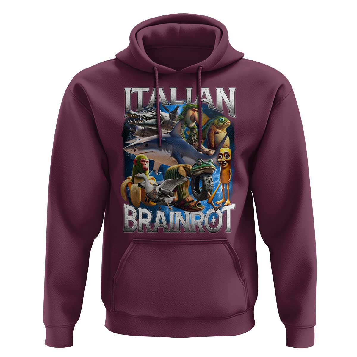 Funny Italian Brainrot Gen Z Meme Hoodie