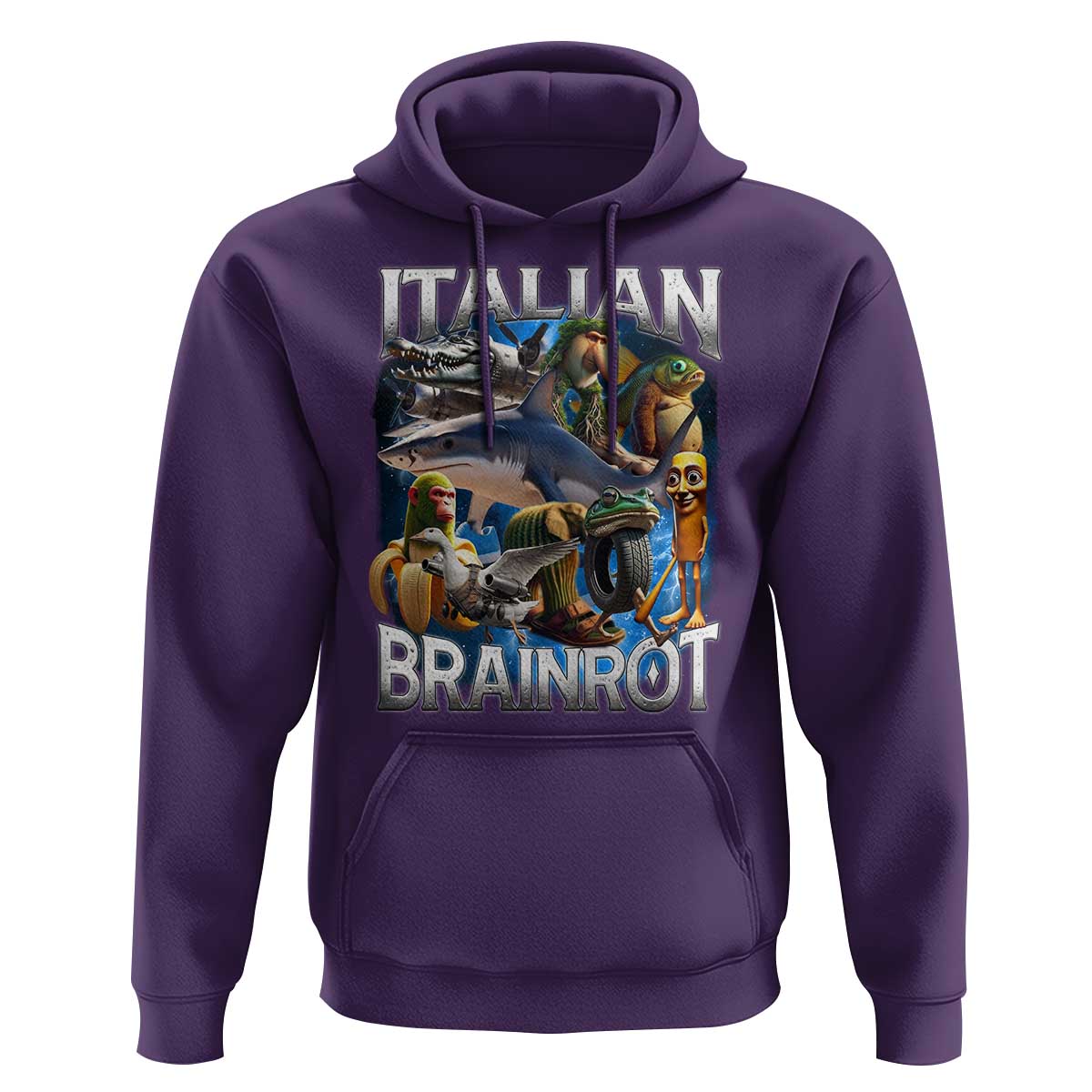 Funny Italian Brainrot Gen Z Meme Hoodie