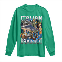 Funny Italian Brainrot Gen Z Meme Long Sleeve Shirt