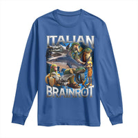 Funny Italian Brainrot Gen Z Meme Long Sleeve Shirt