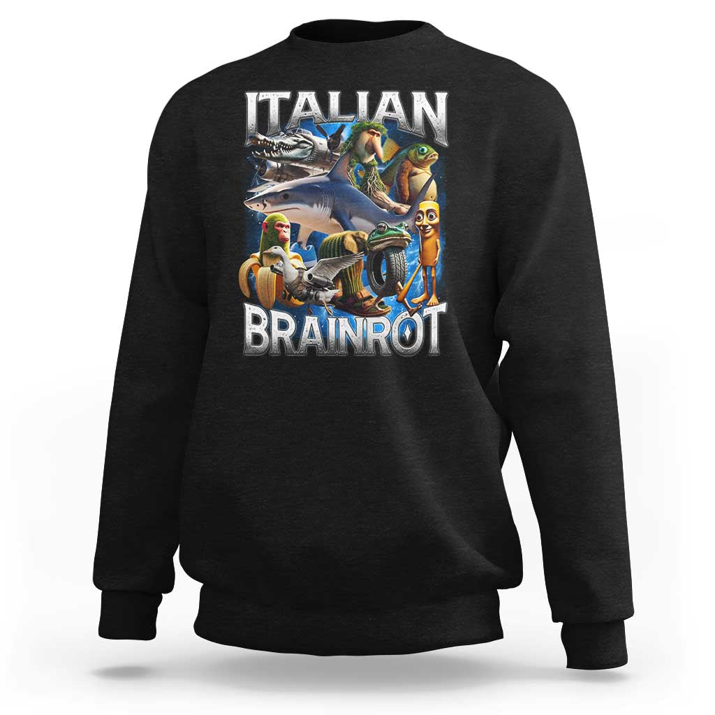 Funny Italian Brainrot Gen Z Meme Sweatshirt