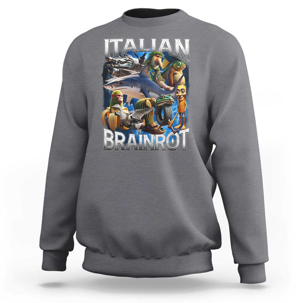 Funny Italian Brainrot Gen Z Meme Sweatshirt