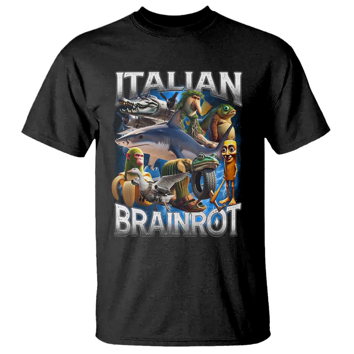 Funny Italian Brainrot Gen Z Meme T Shirt