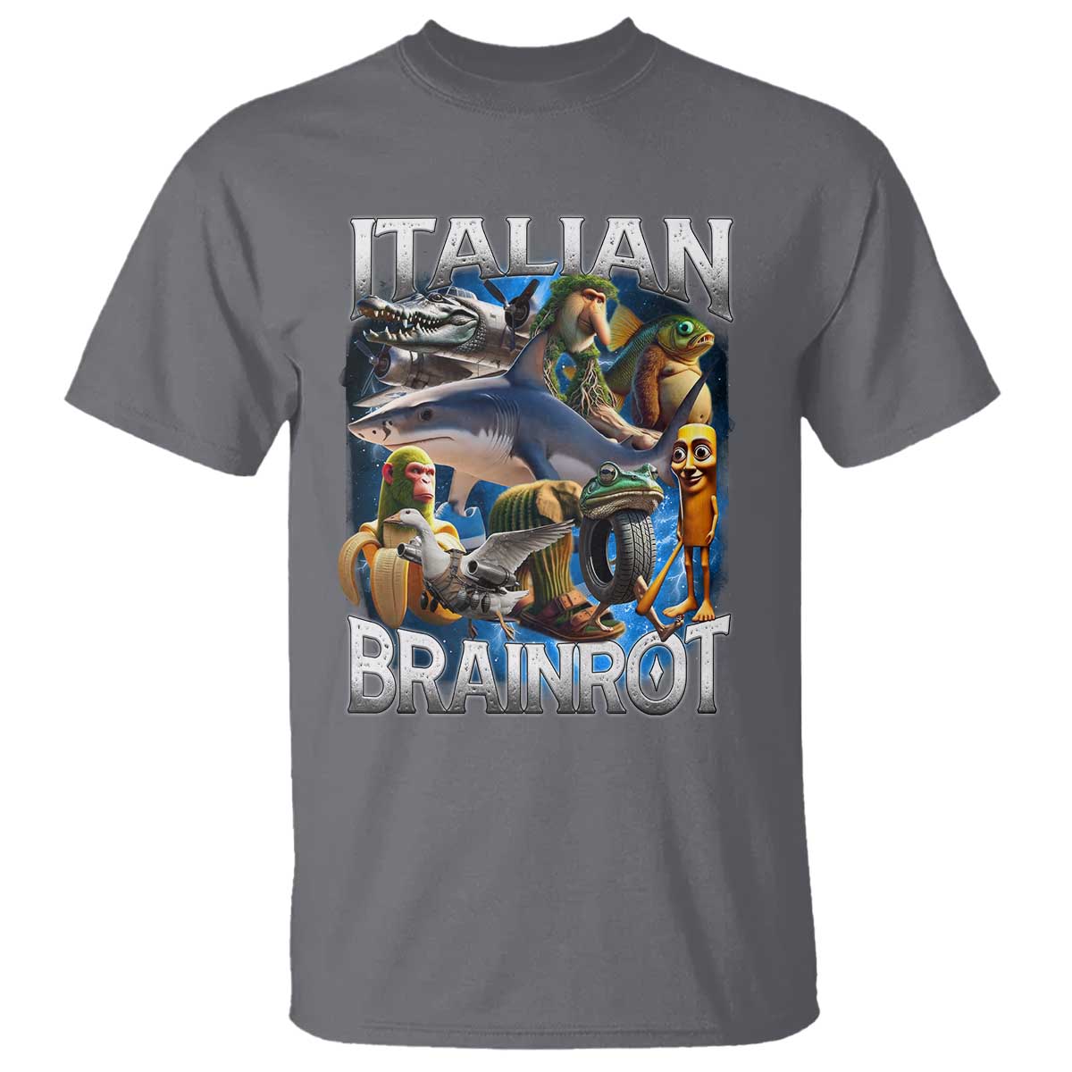 Funny Italian Brainrot Gen Z Meme T Shirt